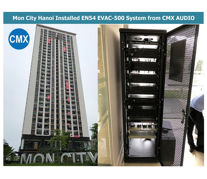 CMX audio cung cấp và thi công hệ âm thanh PA tại HD MON City