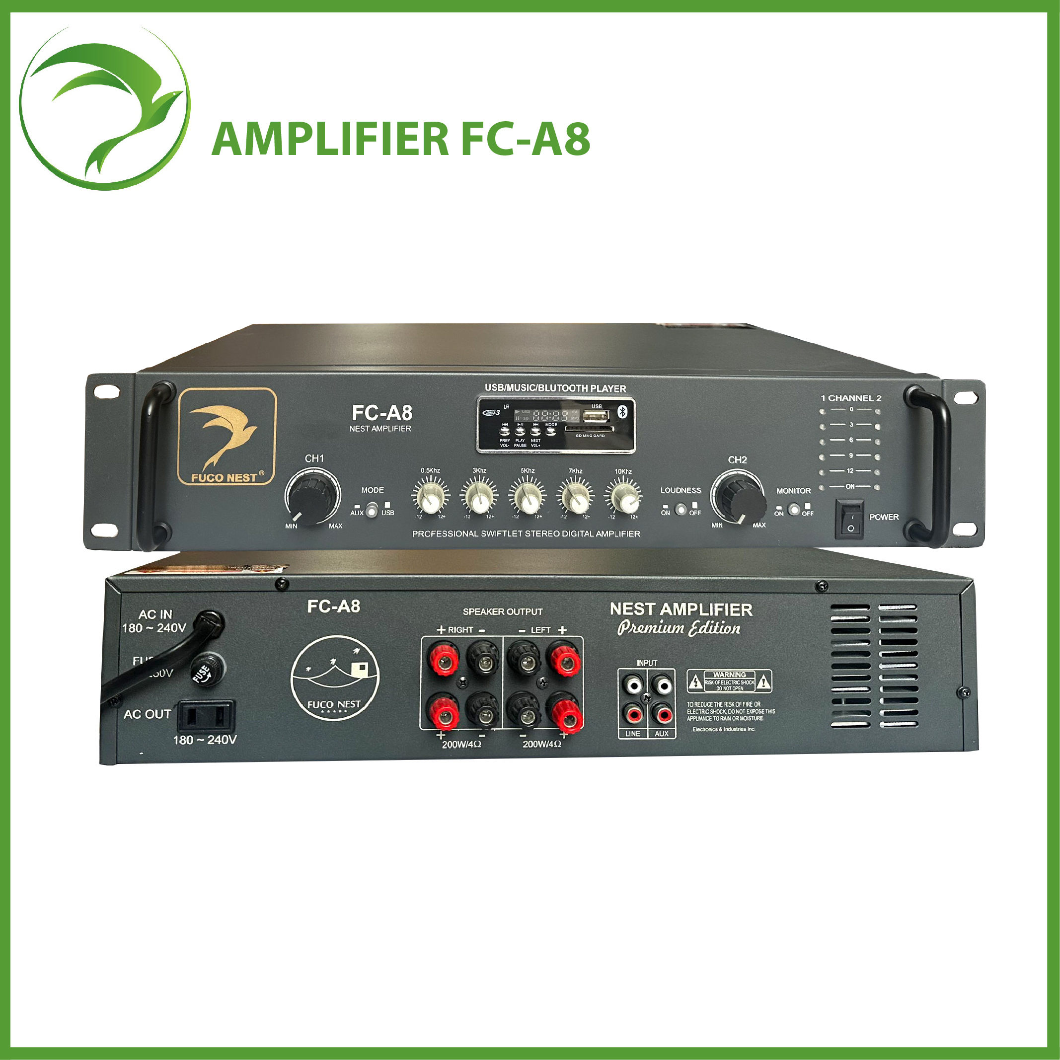 Amplifier Fuco Nest FC-A8