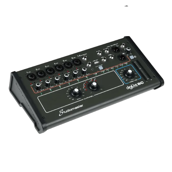 Bộ trộn kỹ thuật số 8 kênh StudioMaster Digilive 8C