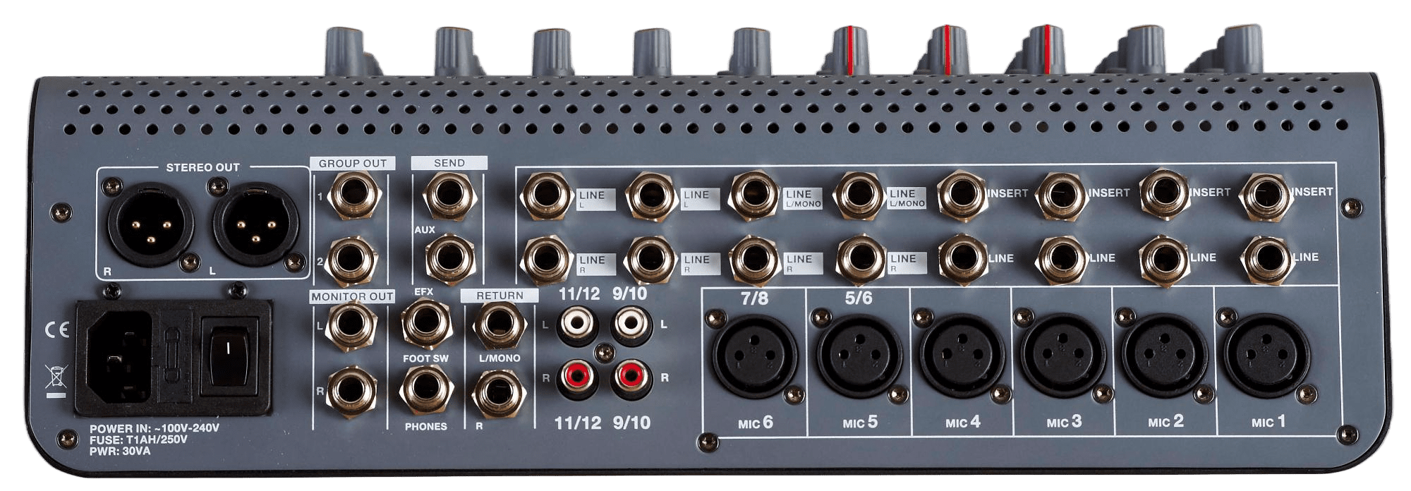 Bộ trộn analog 12 kênh StudioMaster C6XS-12