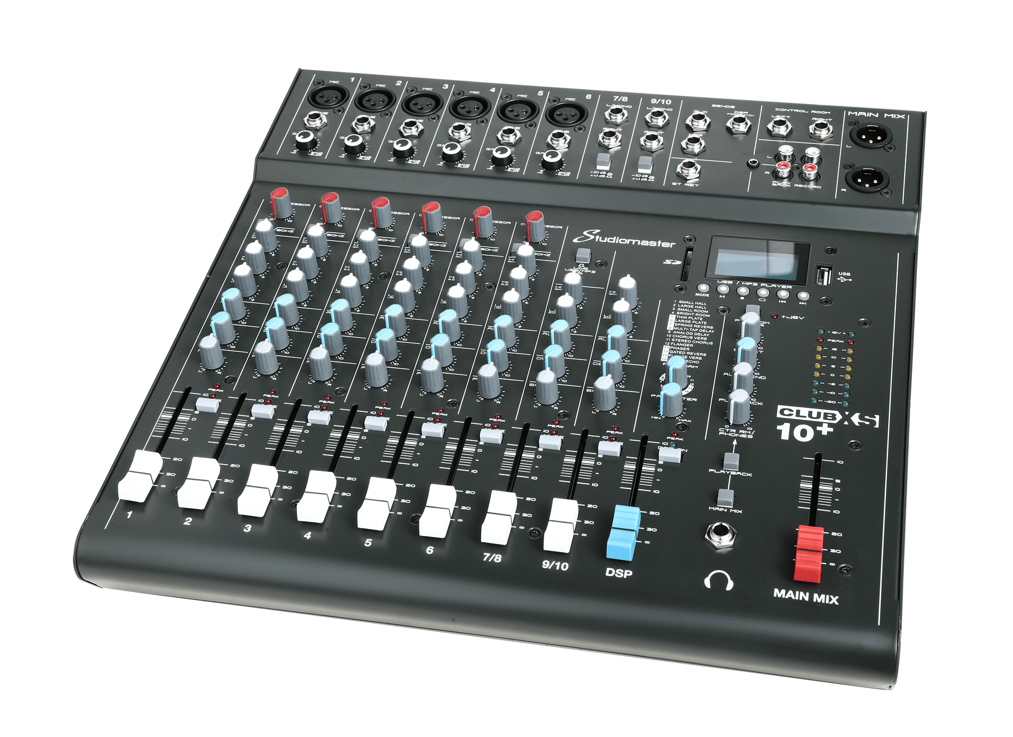 Bộ trộn analog 10 kênh StudioMaster CLUBXS 10+