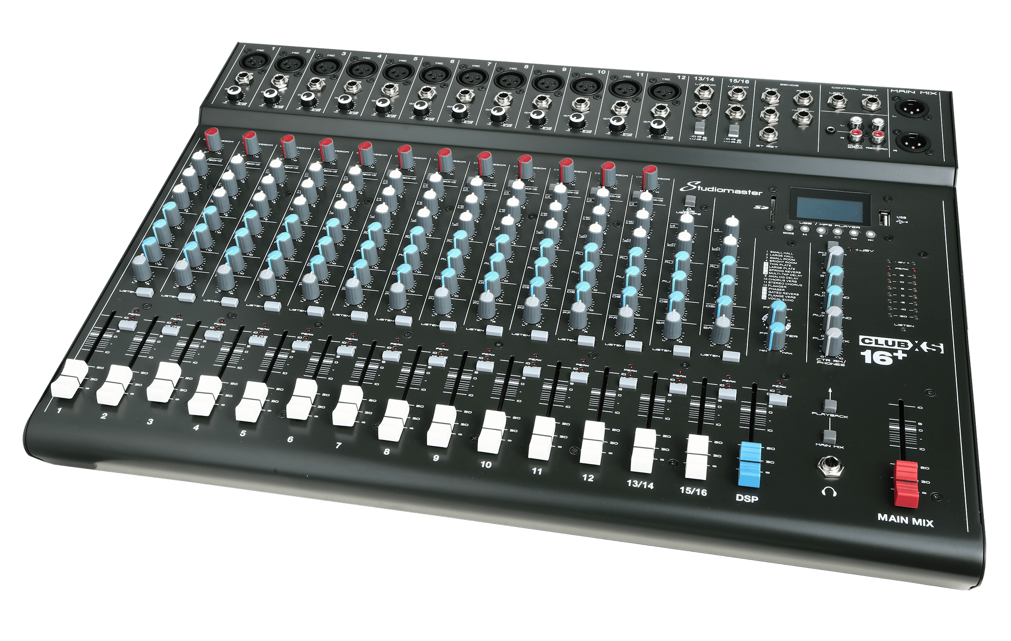 Bộ trộn analog 16 kênh StudioMaster CLUBXS 16+