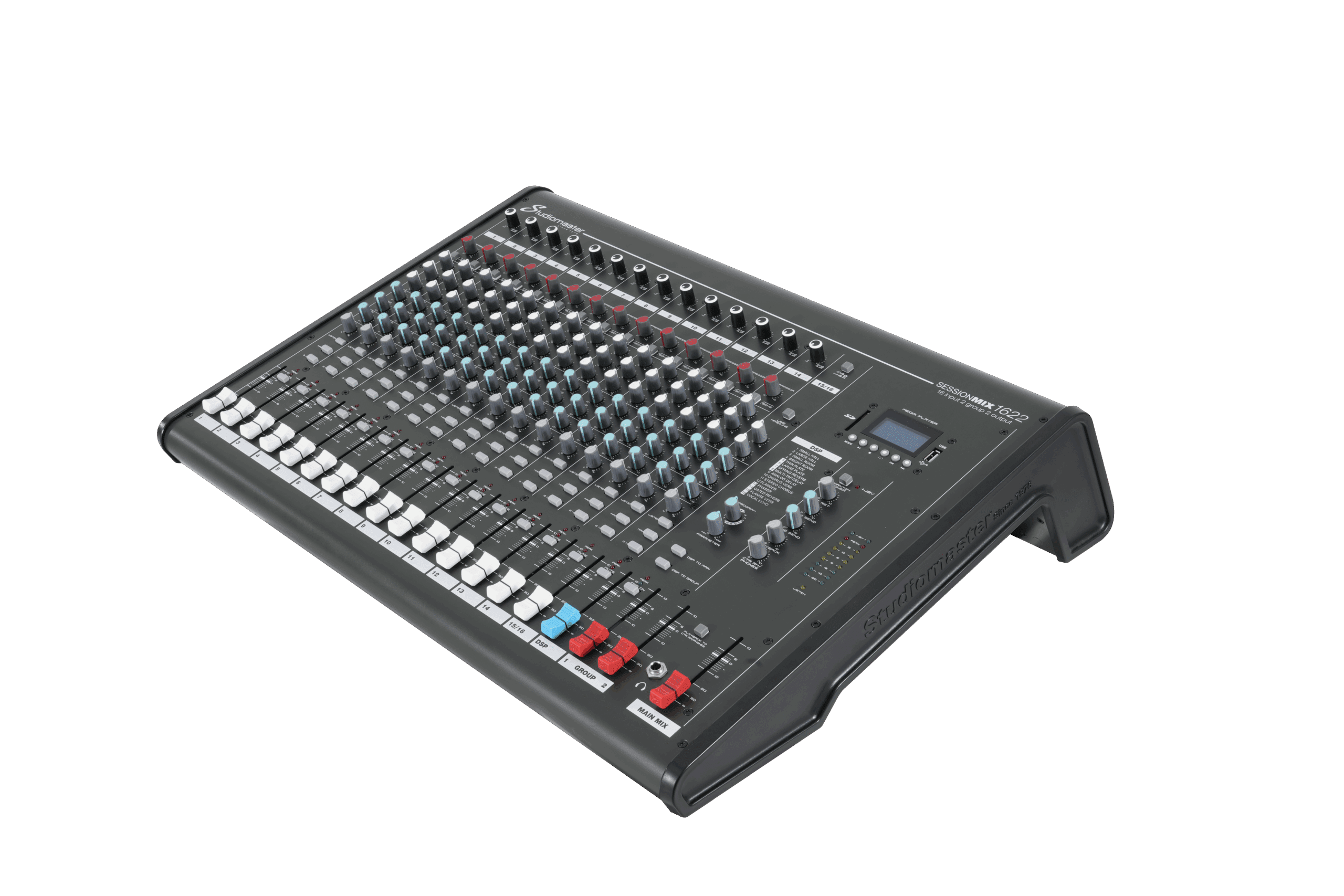 Bộ trộn analog 16 kênh có ngõ usb, sdcard StudioMaster SESSIONMIX 1622